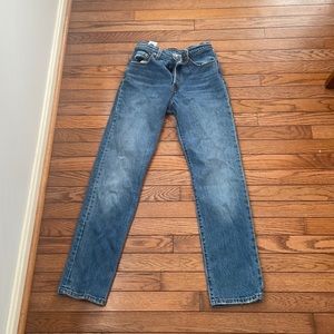 Levi straight jeans w 25 L 30